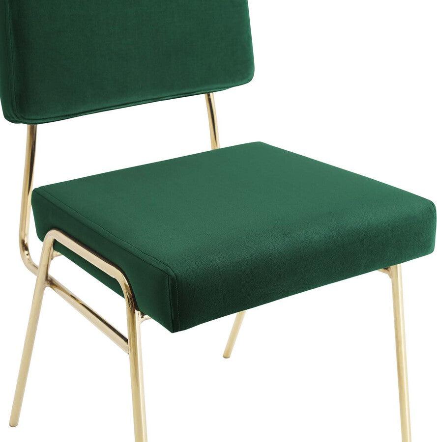 Modway Dining Chairs - Craft Performance Dining Side Chair Gold & Green