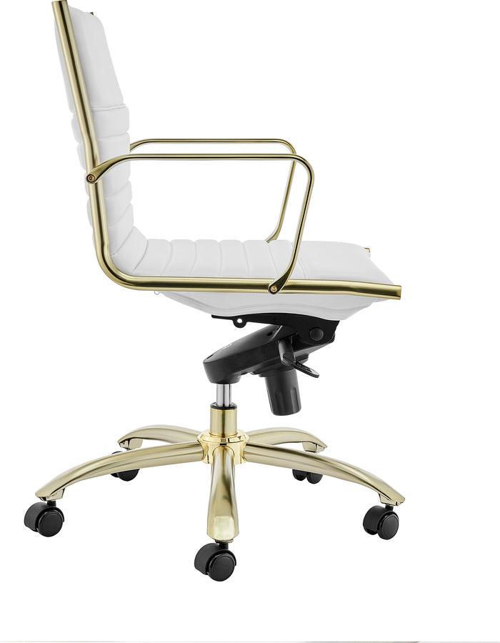 Euro Style Task Chairs - Dirk Low Back Task Chair White