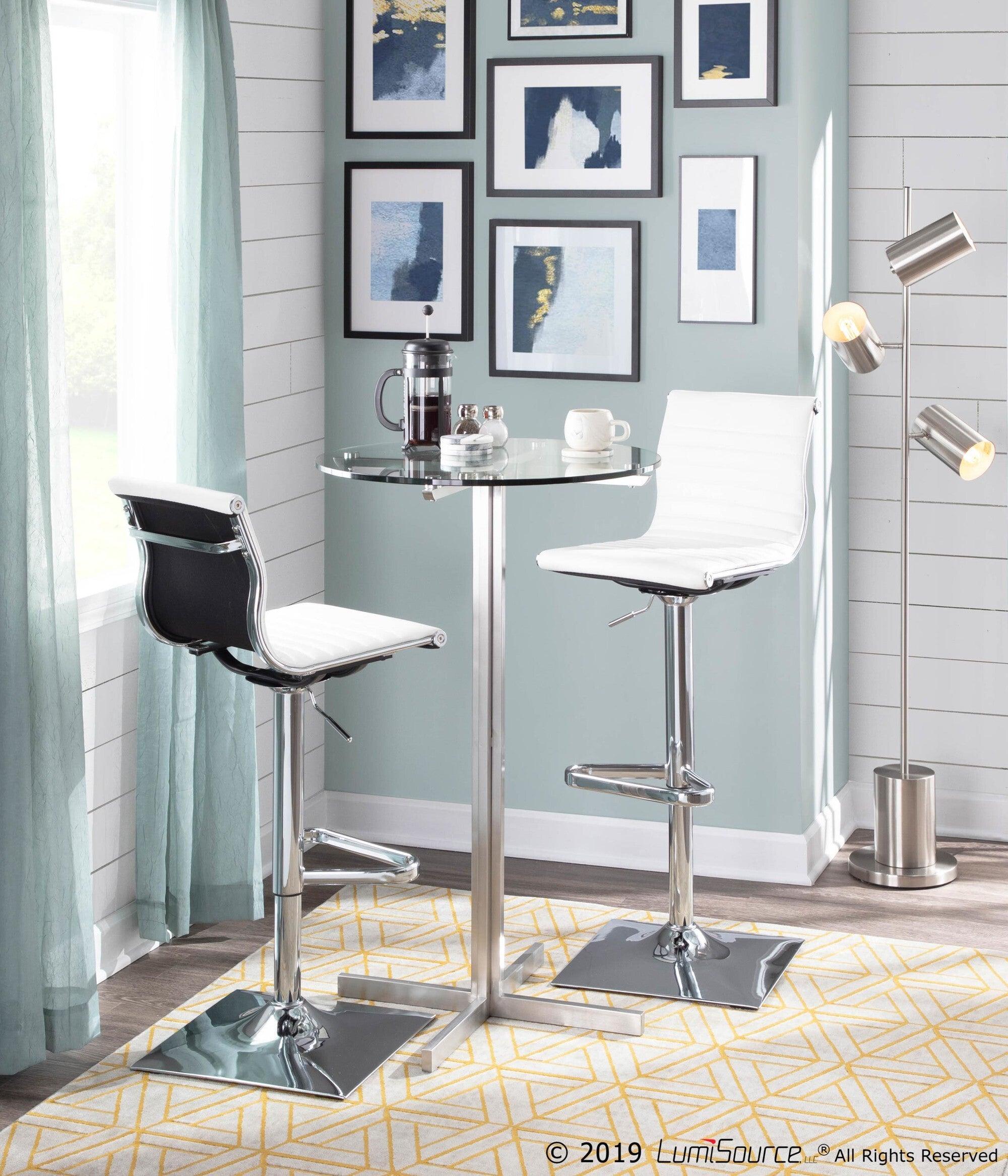 Lumisource Floor Lamps - Cannes Floor Lamp Brushed Stainless Steel