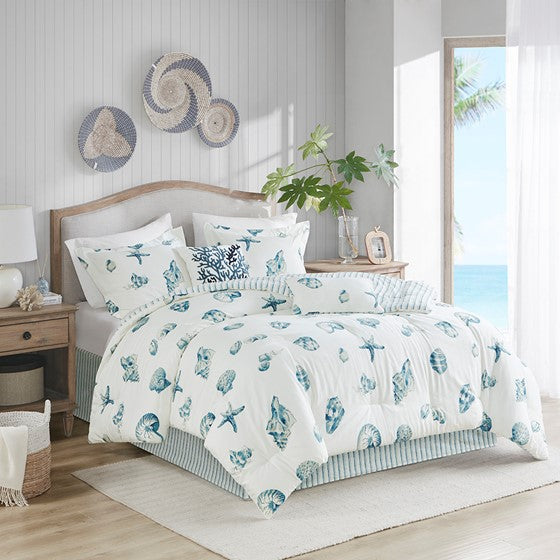 Olliix.com Comforters & Blankets - Comforter Set Blue