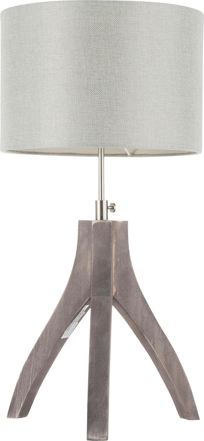 Lumisource Table Lamps - Wishbone Table Lamp & Light Gray