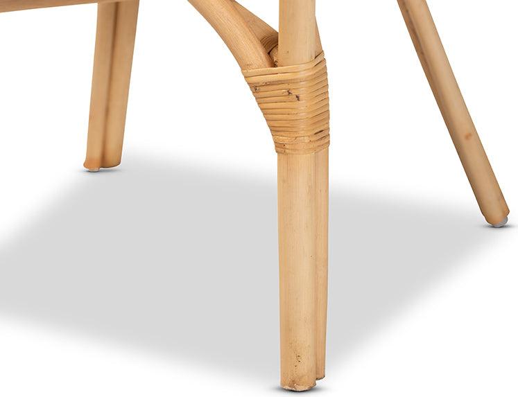 Wholesale Interiors Dining Chairs - Kagama Modern Bohemian Natural Brown Rattan Dining Chair