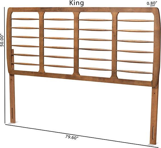 Wholesale Interiors Headboards - Carolyn King Headboard Ash Walnut