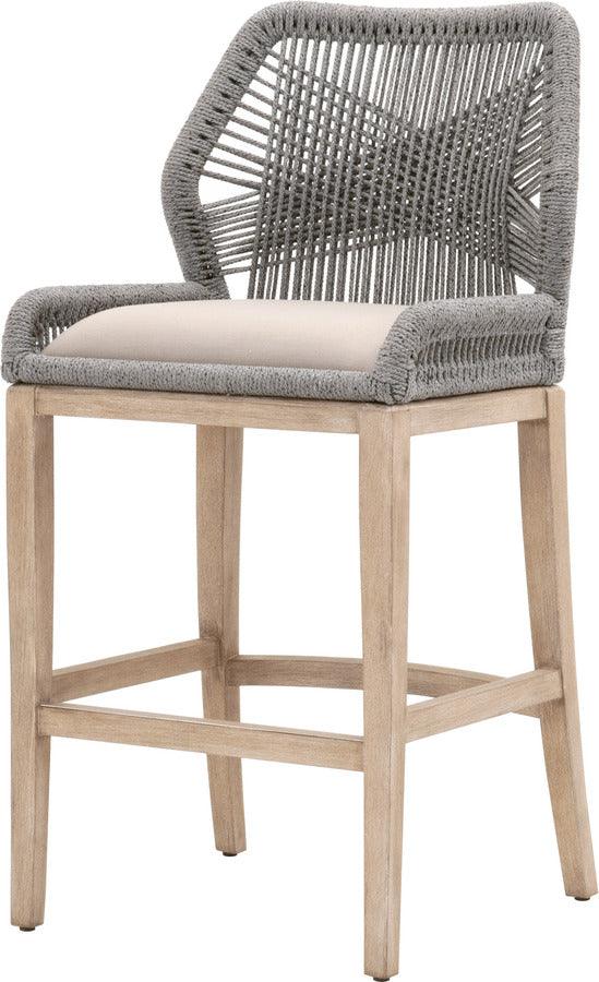 Essentials For Living Barstools - Loom Barstool Platinum Natural Gray