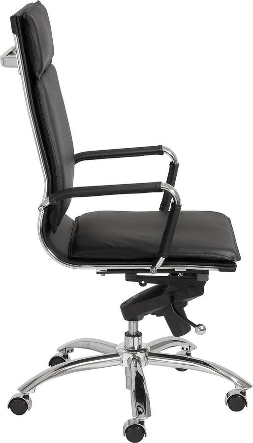 Euro Style Task Chairs - Gunar Pro High Back Office Chair Black