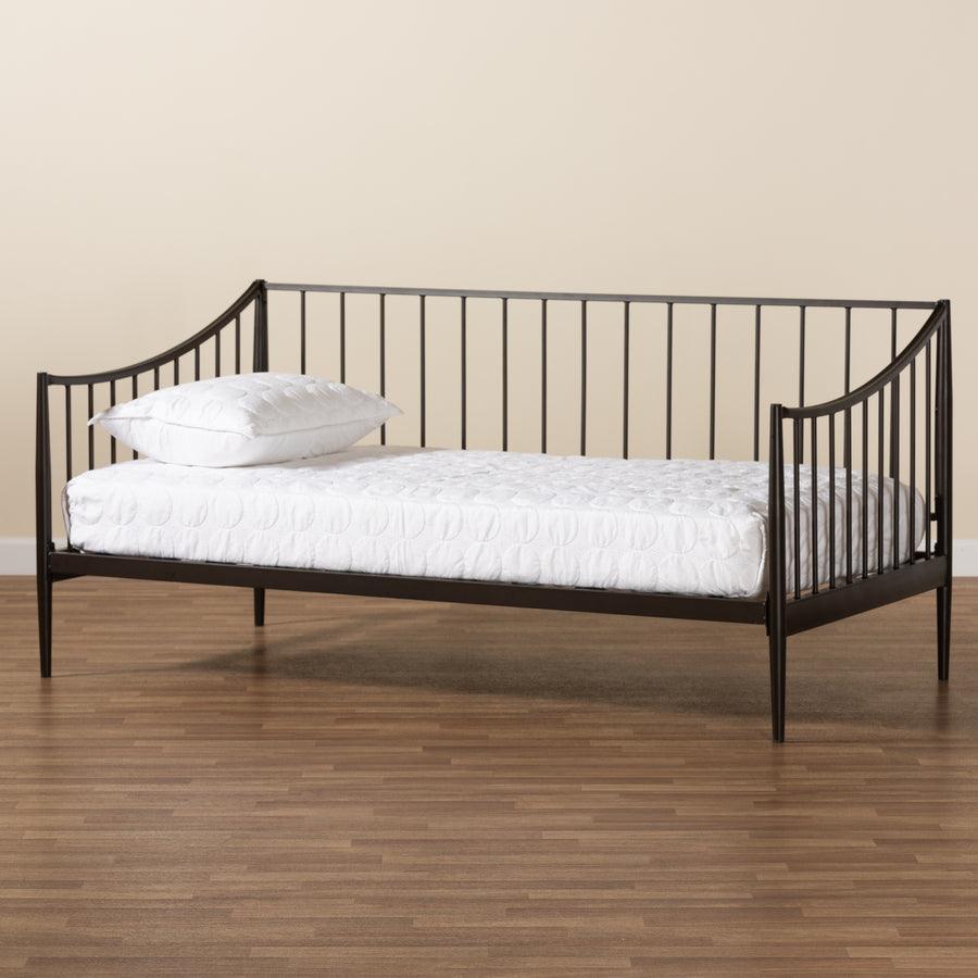 Wholesale Interiors Daybeds - Rupert Vintage Industrial Black Metal Daybed