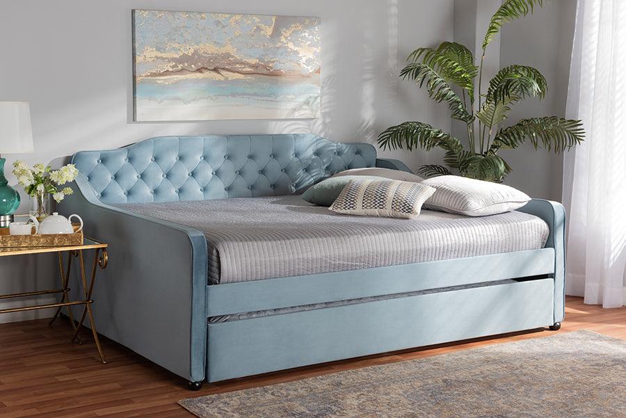 Wholesale Interiors Daybeds - Freda 39.3" Daybed Light Blue