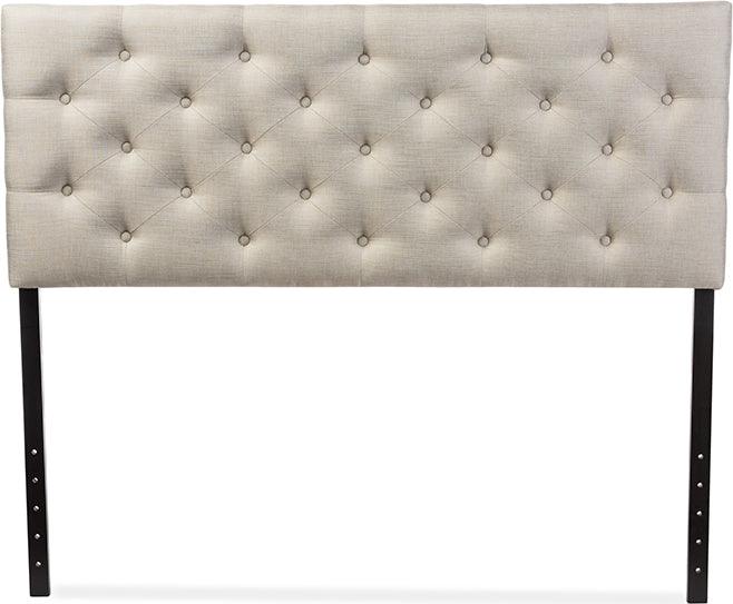 Wholesale Interiors Headboards - Viviana Queen Headboard Light Beige