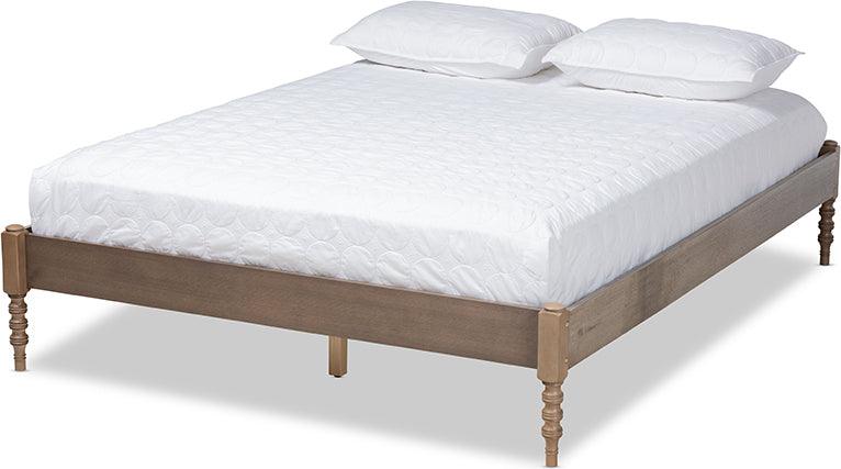 Wholesale Interiors Beds - Cielle Full Bed Weathered Gray
