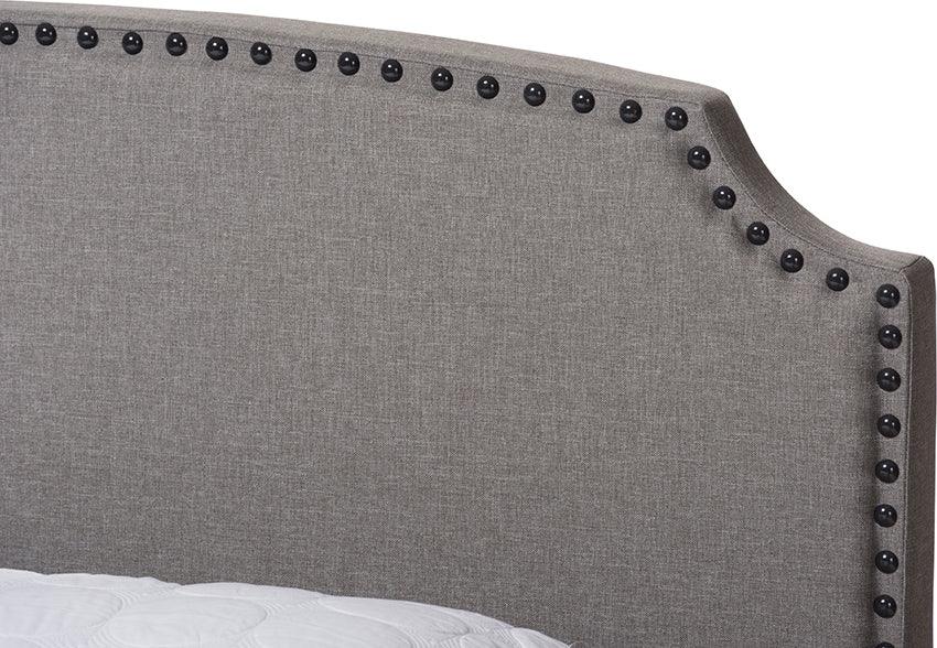 Wholesale Interiors Beds - Odette King Bed Light Gray