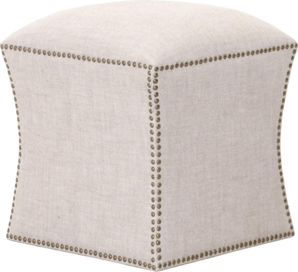 Essentials For Living Ottomans & Stools - York Ottoman Bisque