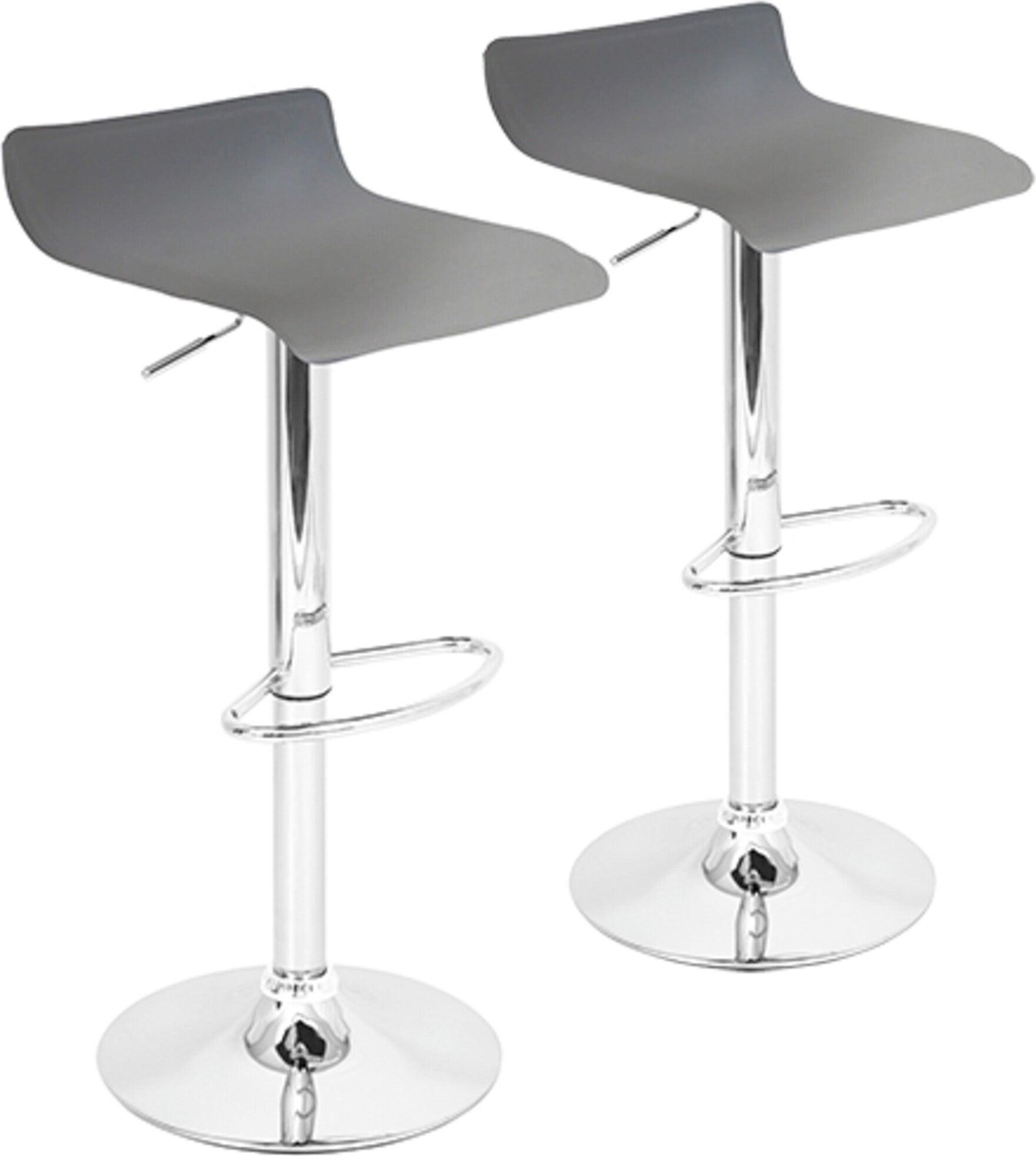 Lumisource Barstools - Ale Barstool Gray (Set of 2)