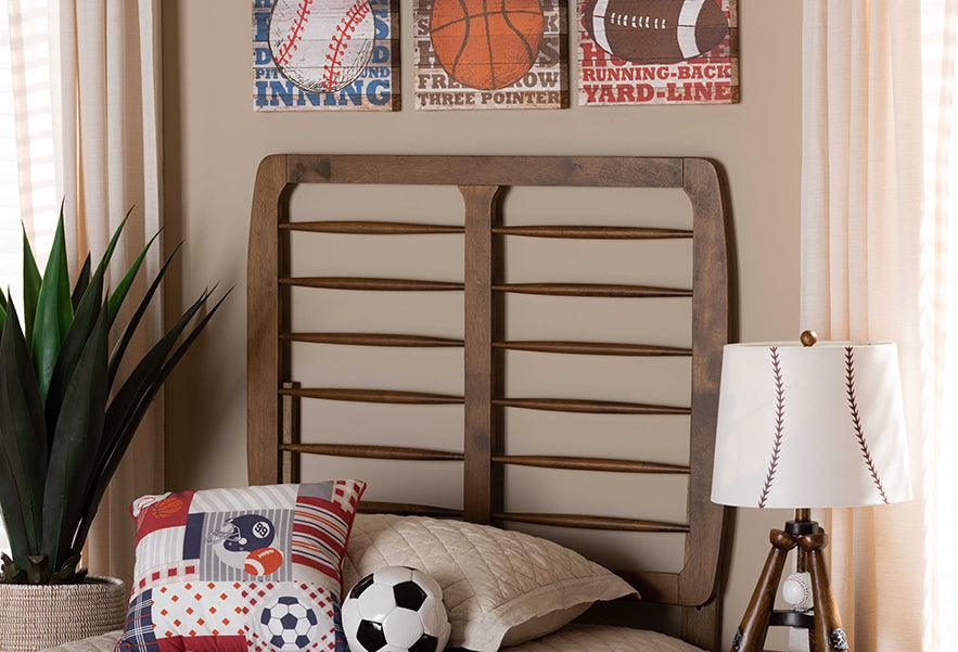 Wholesale Interiors Headboards - Carolyn Twin Headboard Ash Walnut