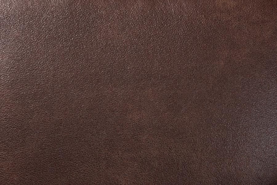 Wholesale Interiors Accent Chairs - Christa Dark Brown Faux Leather Effect Fabric and Walnut Brown Finished Wood Accent Chair