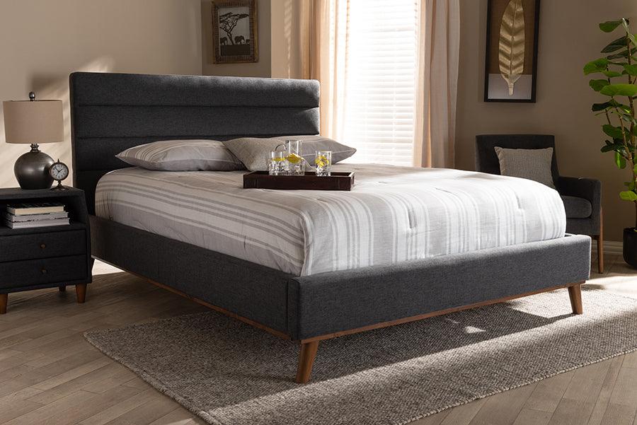 Wholesale Interiors Beds - Erlend King Bed Charcoal