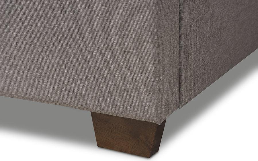 Wholesale Interiors Beds - Georgette Queen Bed Light Gray
