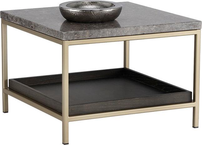 SUNPAN Side & End Tables - Arden End Table Gray Marble | Wood