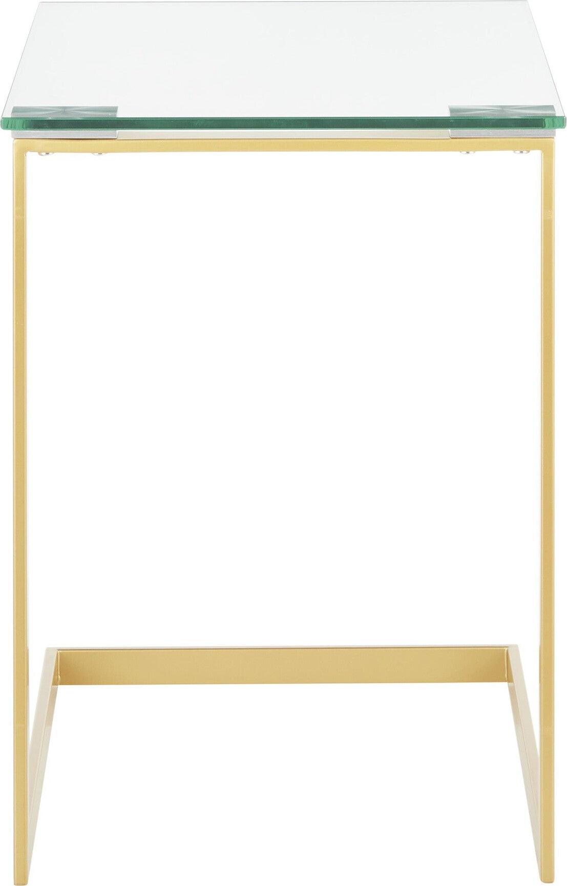 Lumisource Side & End Tables - Zenn End Table Gold