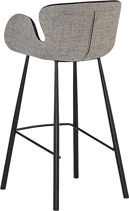 SUNPAN Barstools - Waldo Barstool - Nightfall Black / November Grey