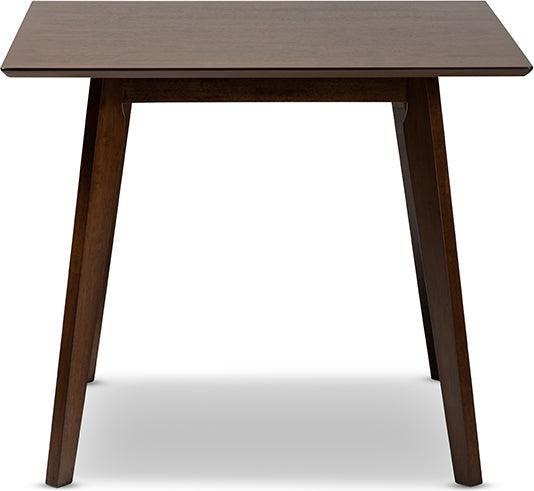 Wholesale Interiors Dining Tables - Pernille Modern Transitional Walnut Finished Square Wood Dining Table