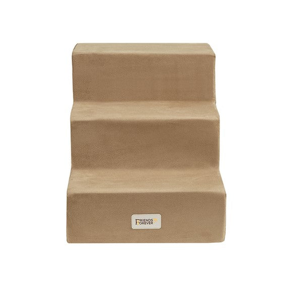 Olliix.com Dog Beds - Stair - 3 steps Khaki