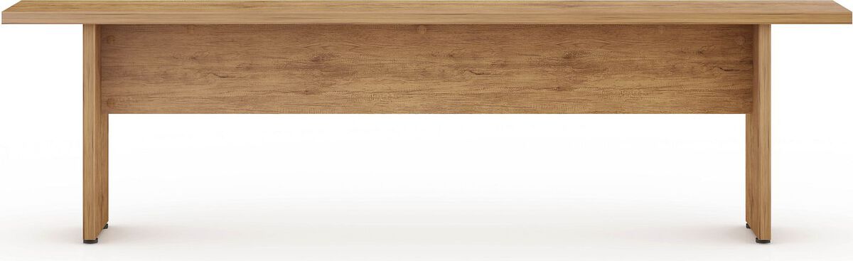 Manhattan Comfort Benches - NoMad 67.91 Rustic Country Dining Bench in Nature