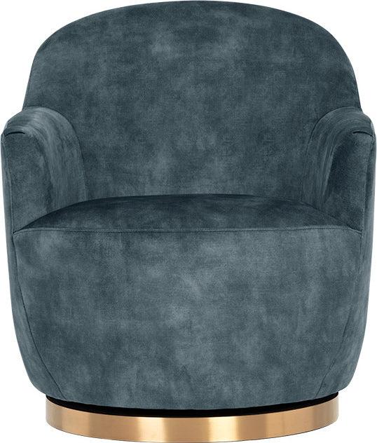 SUNPAN Accent Chairs - Casey Swivel Lounge Chair Nono Petrol
