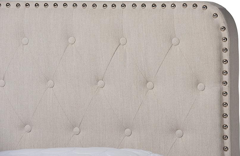 Wholesale Interiors Beds - Annalisa Queen Bed Beige & Black