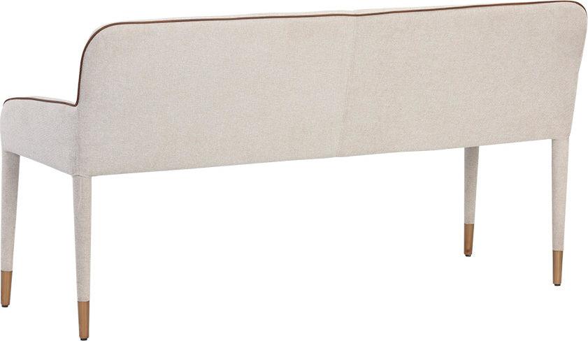 SUNPAN Benches - Cortland Banquette - Belfast Oatmeal