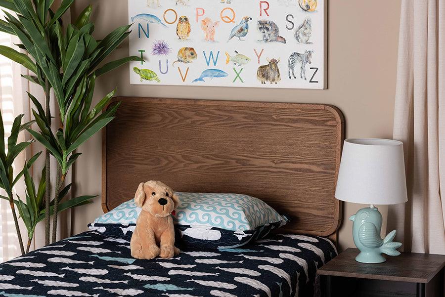 Wholesale Interiors Headboards - Mailene Twin Headboard Ash Walnut