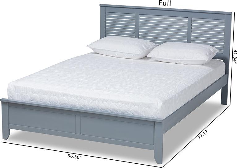 Wholesale Interiors Beds - Adela Full Bed Gray