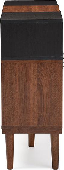 Wholesale Interiors Buffets & Cabinets - Anderson Mid-century Retro Modern Oak and Espresso Wood Sideboard Storage Cabinet