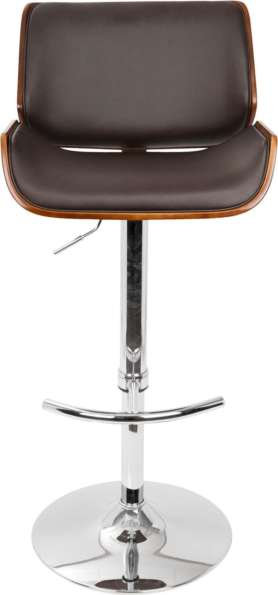Lumisource Barstools - Santi Barstool Cherry & Brown