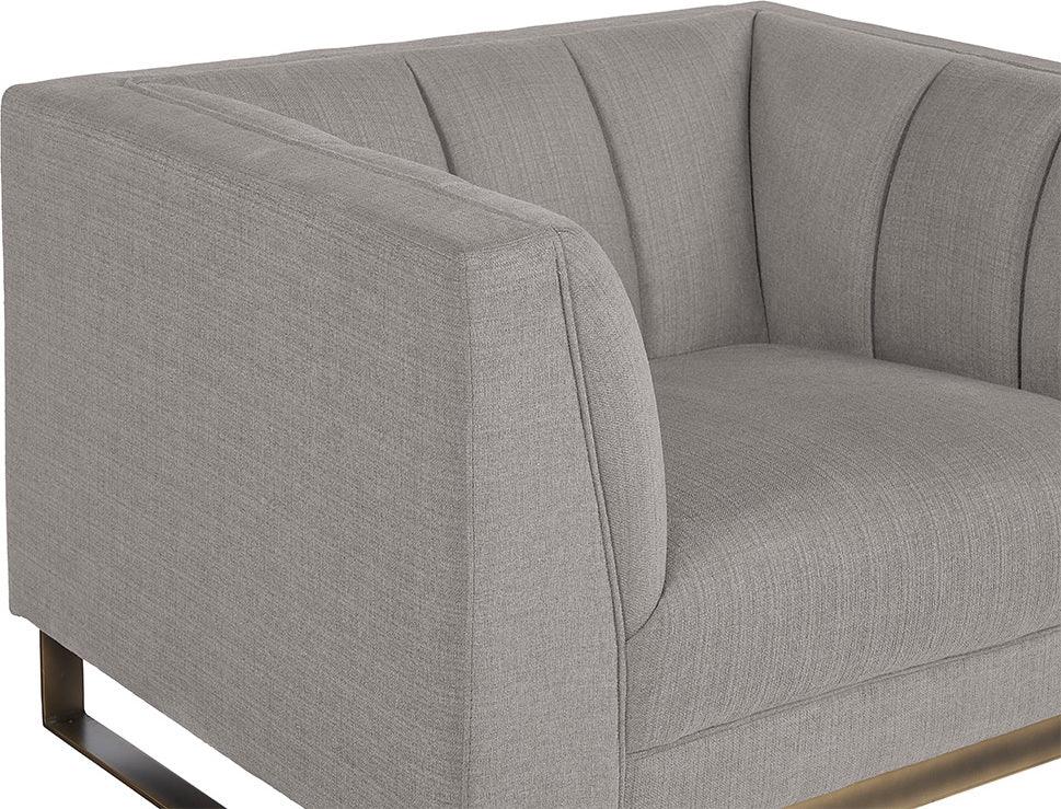 SUNPAN Accent Chairs - Parker Armchair Zenith Soft Gray