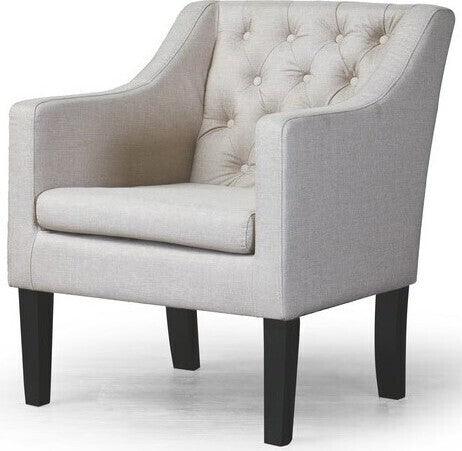 Wholesale Interiors Accent Chairs - Brittany Club Chair Beige
