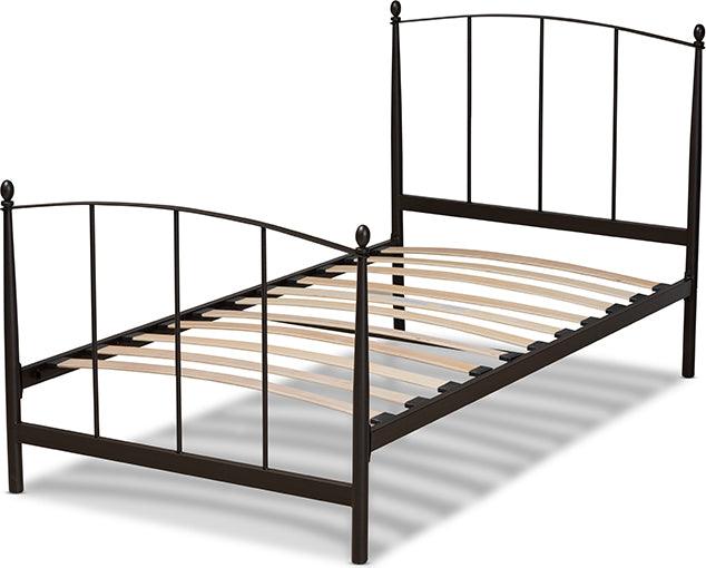 Wholesale Interiors Beds - Lana Twin Size Platform Bed Black