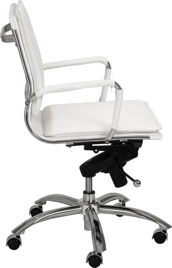 Euro Style Task Chairs - Gunar Pro Task Chair White