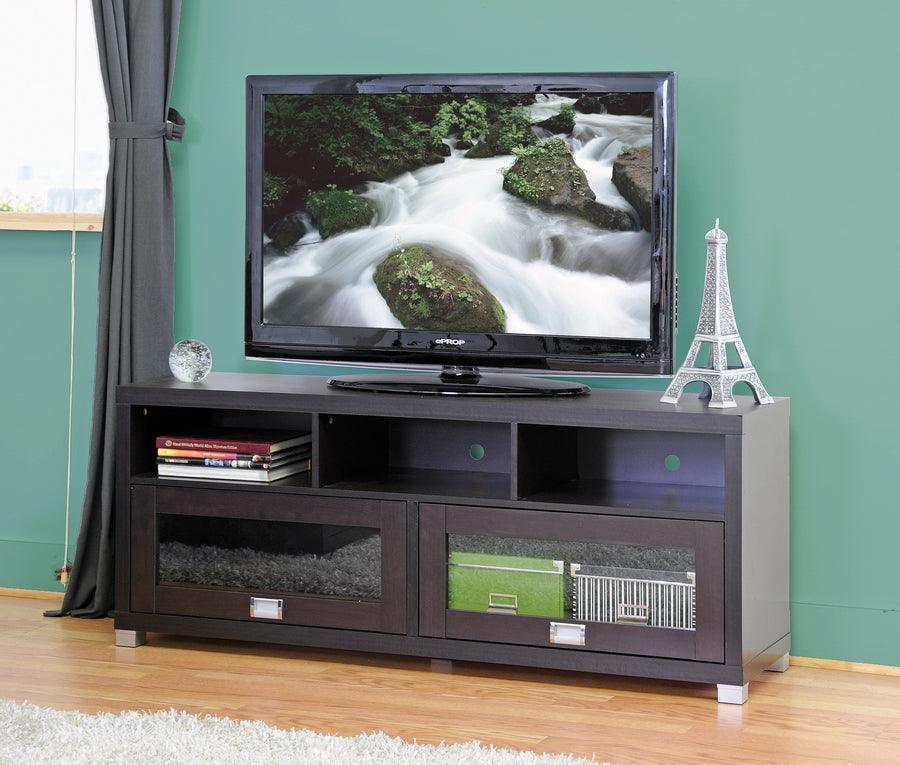 Wholesale Interiors TV & Media Units - Swindon Modern TV Stand with Glass Doors