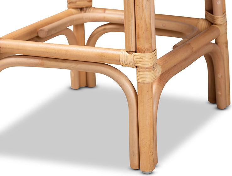 Wholesale Interiors Barstools - Athena Natural Finished Rattan Counter Stool