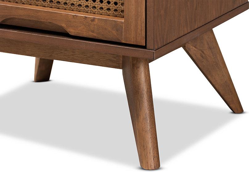 Wholesale Interiors Nightstands & Side Tables - Barrett Nightstand Walnut Brown