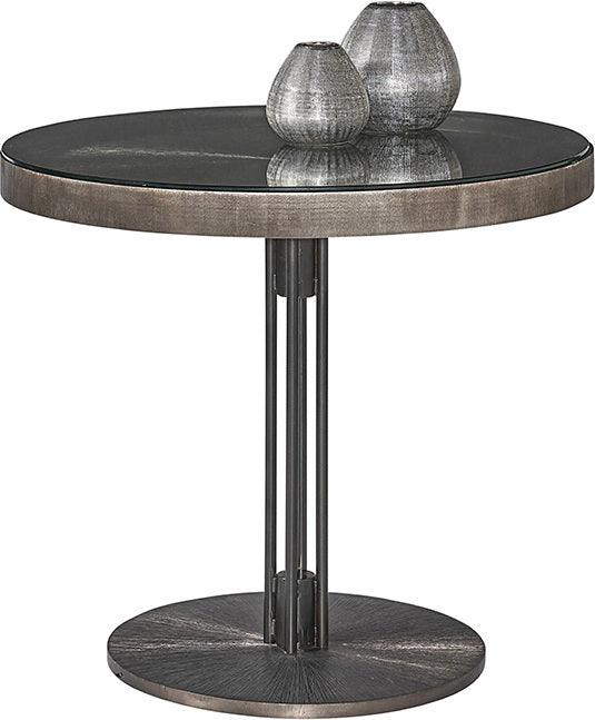 SUNPAN Outdoor Dining Tables - Terry Bistro Table - Round - 35.5" Gray