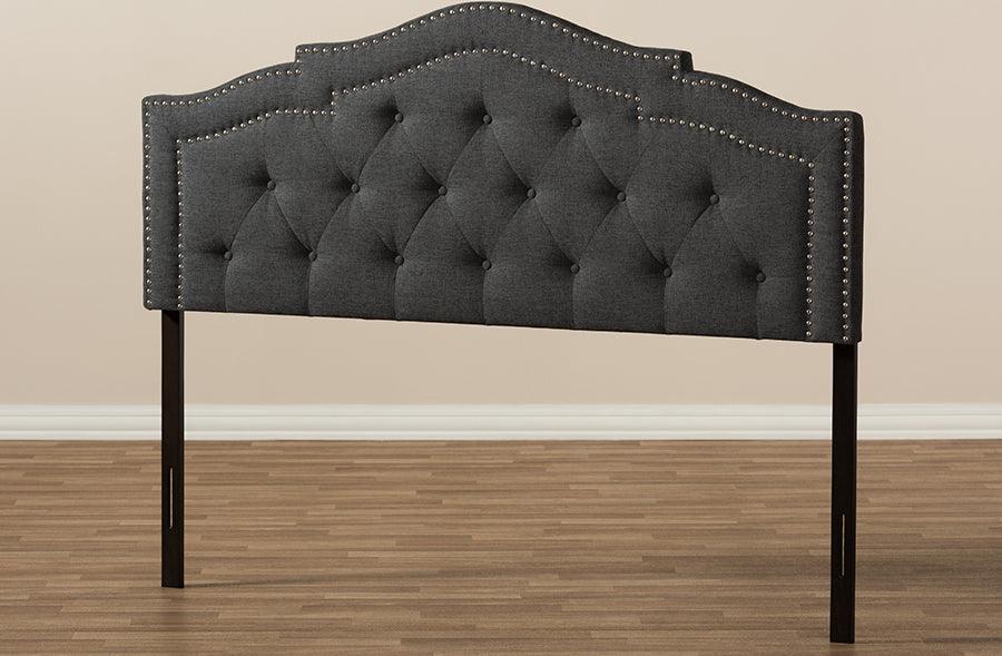 Wholesale Interiors Headboards - Edith Queen Headboard Dark Gray