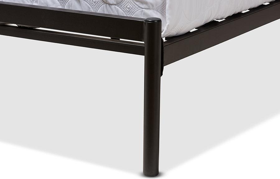 Wholesale Interiors Beds - Irvine Queen Platform Bed Black