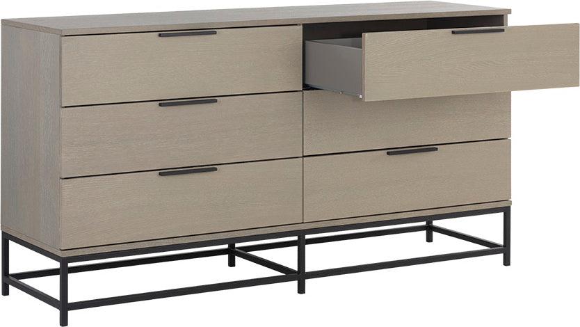 SUNPAN Dressers - Rebel Dresser - Black - Taupe