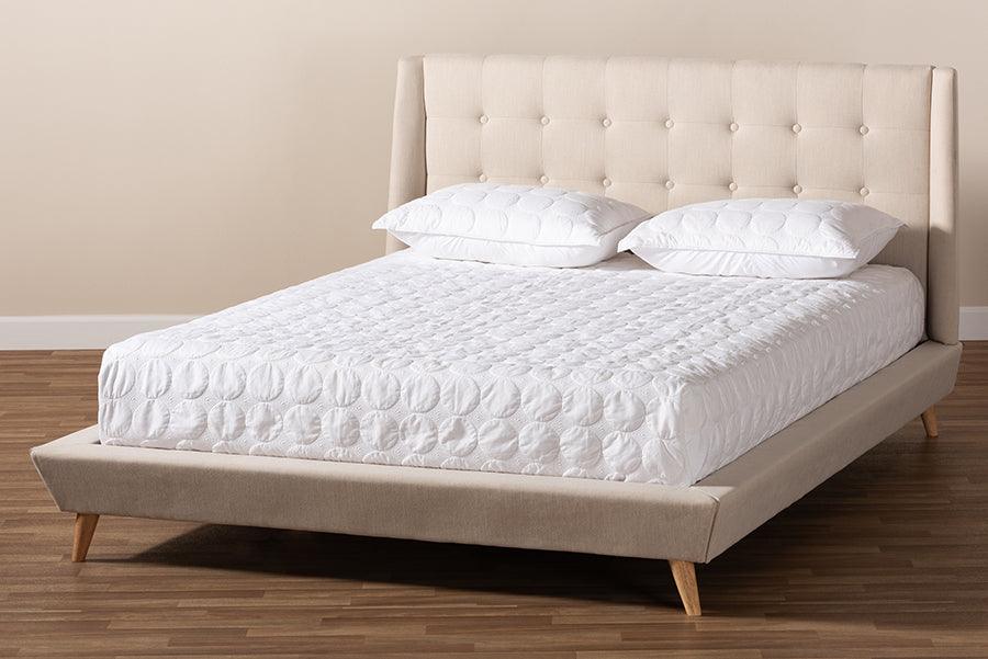 Wholesale Interiors Beds - Naya King Bed Beige