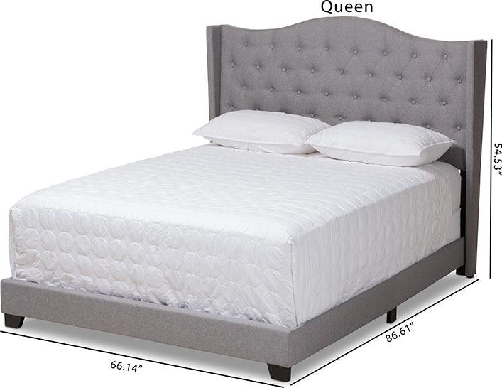 Wholesale Interiors Beds - Alesha King Bed Gray