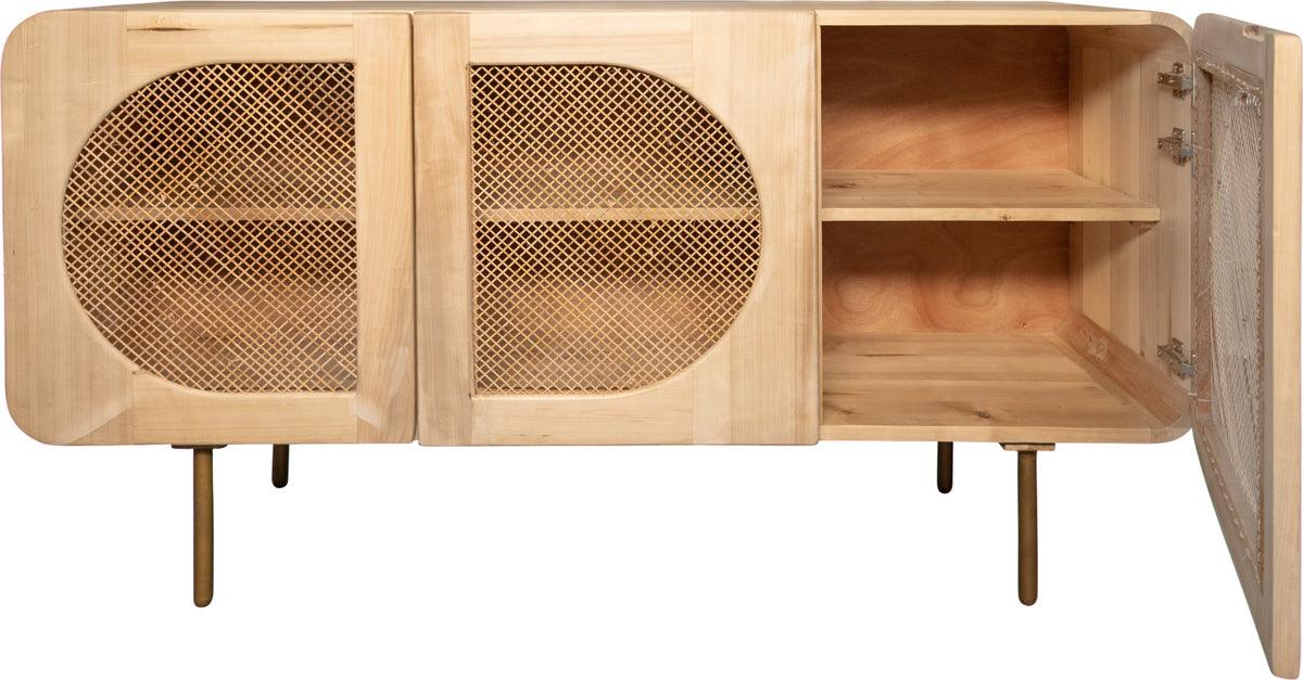 Wood 63x34 3-door Sideboard