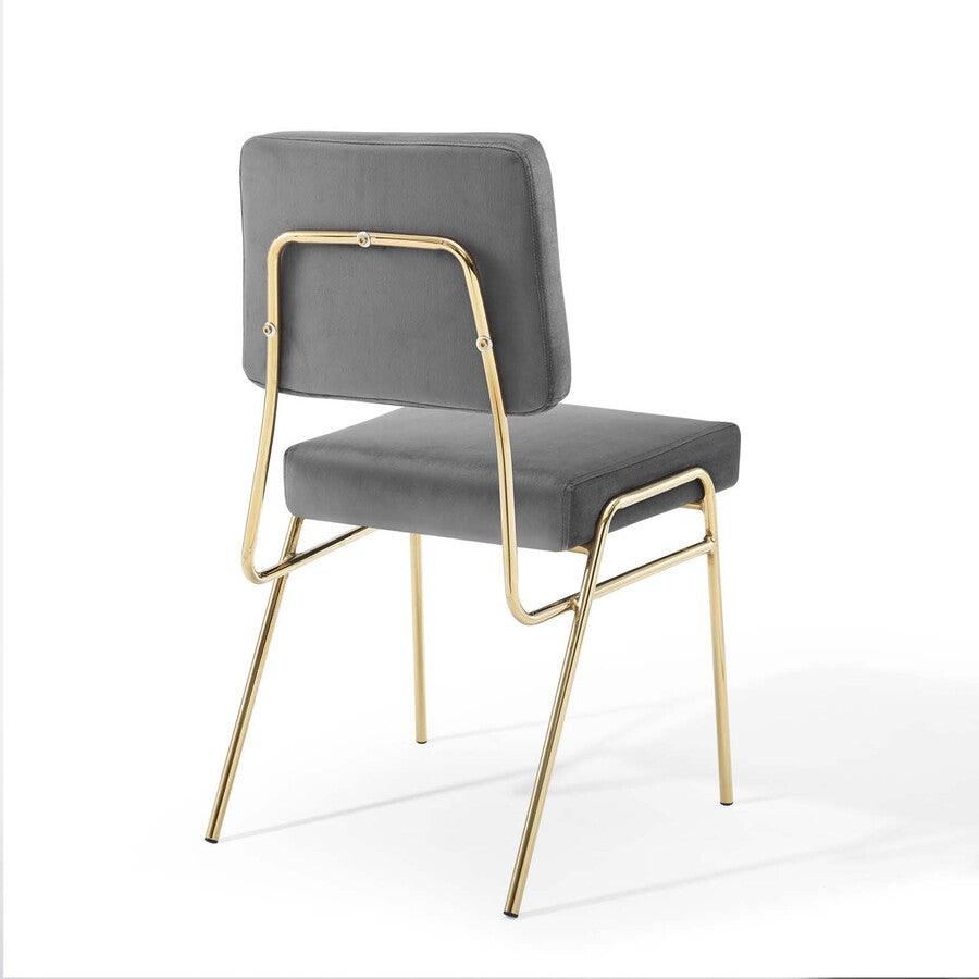 Modway Dining Chairs - Craft Performance Dining Side Chair Gold & Gray
