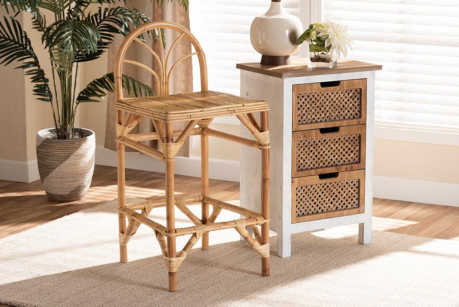Wholesale Interiors Barstools - Seville Natural Finished Rattan Counter Stool