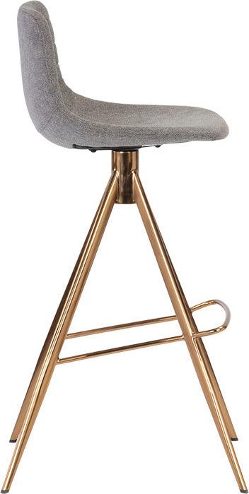 SUNPAN Barstools - Andres Swivel Barstool - Belfast Koala Grey